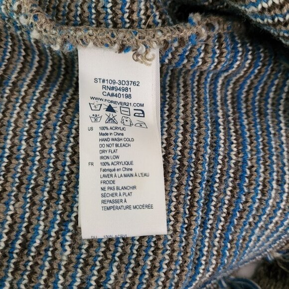 I love h81 forever 21 Womens Small Southwestern Aztec long line Cardigan sweater - Picture 6 of 12